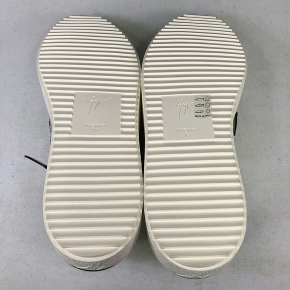 GIUSEPPE Zanotti Men's Argento Side Zip Sneaker - Picture 8 of 11